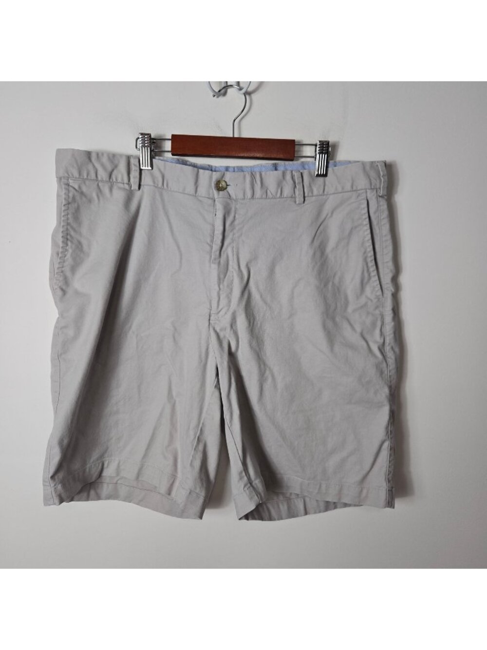 Peter Millar Men's Size 38 Pima Cotton Performance Golf Shorts in Stone